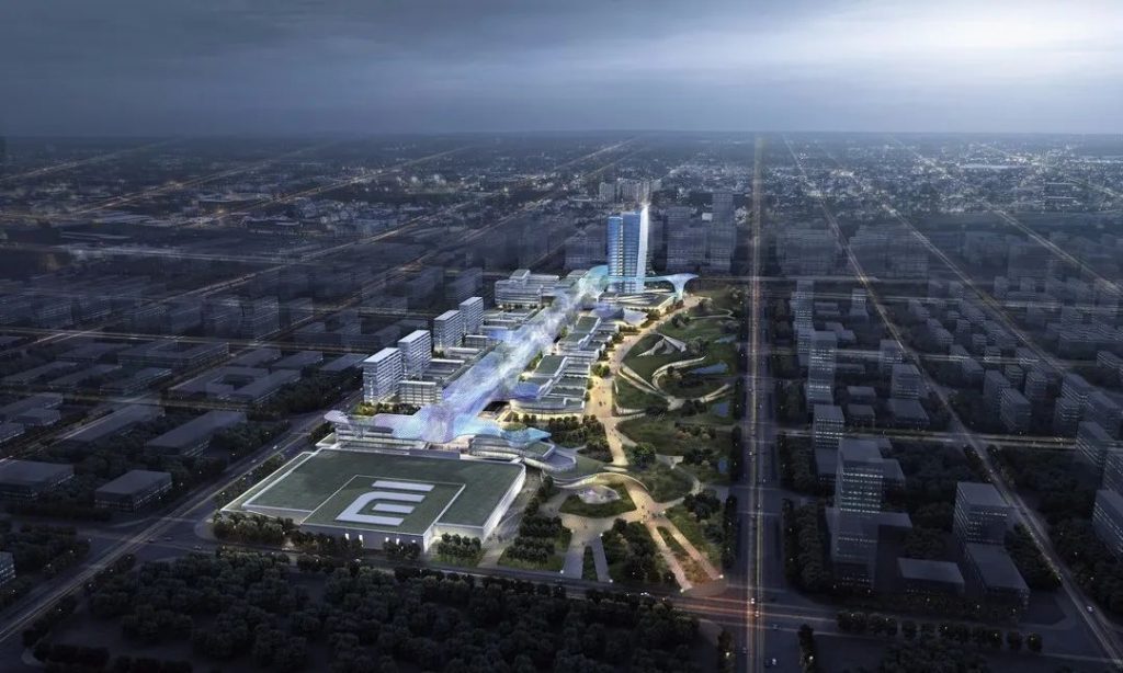 小米北京新总部概念规划，科技巨头新大楼都长这样？
