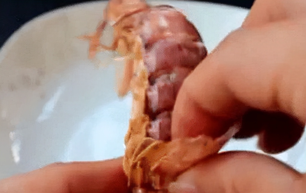 怎样剥皮皮虾？找准皮皮虾的“拉链”，5秒一只，剥起来相当快
