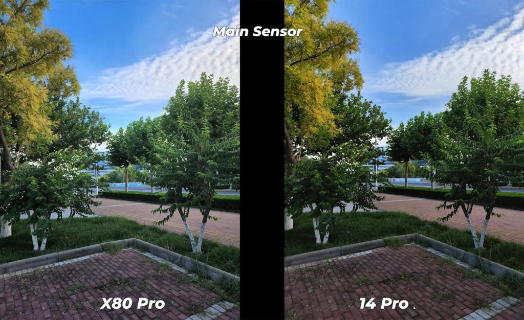 iPhone14Pro和X80Pro实拍对比：4800万和蔡司镜头，差距让人意外